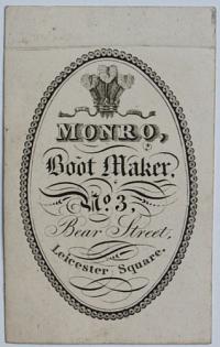 Monro, Boot Maker.