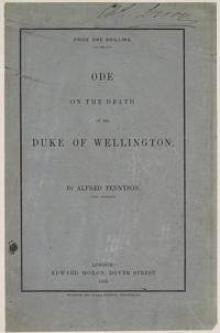 Ode of the Death of the Duke of Wellington.
