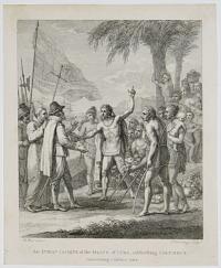 An Indian Cacique of the Island of Cuba, addressing Columbus concerning a future state.