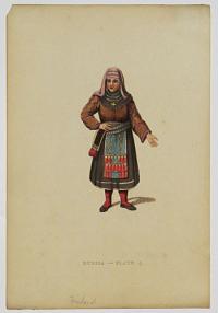 Russia - Plate 4. [A Female Peasant of Finland.]