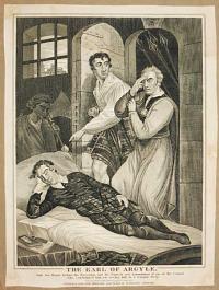 The Earl of Argyle, Only two Hours before his Execution, and the Distress and Astonishment of one of the Council who condemned him, on seeing him in a transquil Sleep.