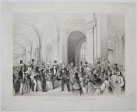 The Reception of Sir Charles Napier by the People, in the Hall of the Palace, Stockholm.