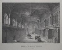 Library of the House of Commons. Designed by T. Hopper.