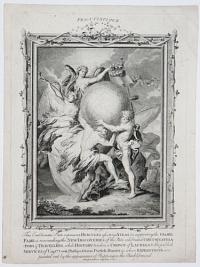 Frontispiece. This Emblematic Plate represents Hercules assisting Atla in supporting the Globe.