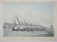 The Boats of His Majesty's Sloop Procris, containing Ninety Officers, Seamen and Soldiers, commanded by Captain Robert Maunsell, attacking and Capturing off the Coast of Java on the 31.st. day of July 1811.