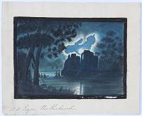 [Fishing with a net at night.] Vue Pucklechurch.
