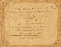 Thomas Bowles, Herald, Sign, House Painter & Gilder;