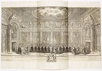 [Dignitaries in the Great Audience Hall at the Hague]