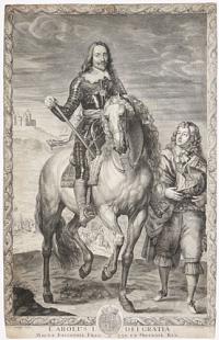 Carolus I. dei Gratia Magnæ Britanniæ rt Hiberniæ Rex.