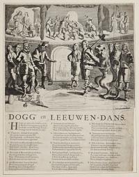 [Dog and the Lion Dance.] Dogg en Leeuwen-Dans.