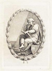 [Bookplate of John Currer, etched by Francesco Bartolozzi, 1795]