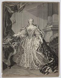 [Marie Leszczynska] Marie Princesse de Pologne, Reine de France et de Navarre.