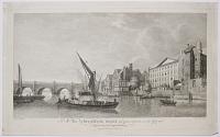 A View of Westminster Bridge, with parts adjacent as in the Year 1760.