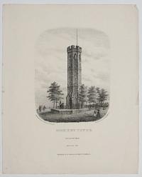 Booker's Tower. Guilford. Erected 1839.
