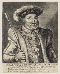 Henricus D.G. VIII Angliæ, Fran, et Hib, Rex &c...