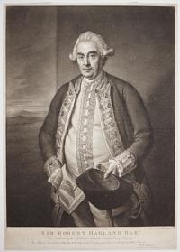 Sir Robert Harland Bar.t Vice Admiral of the Red and Second in Command on 27 July 1778.
