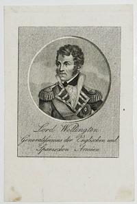 Lord Wellington Generalissimus der Englischen und Spanischen Arméen.