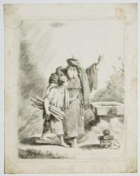 [Abraham offering up his son Isaac.]