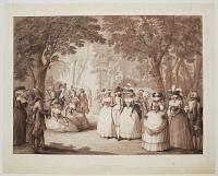 [The Gardens of Carleton-House with Neapolitan Ballad Singers Design'd 18th May 1784.