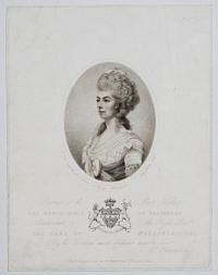 Portrait of the Most Noble The Marchioness of Salisbury Dedicated to the Right Hon.ble The Earl of Hillsborough. By his Lordships most obedient humble Serv.t R.d Harraden.