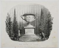 The Warwick Vase, as it appears in the Green House erected for it, at Warwick Castle.