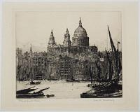 St Paul's from the River. [in pencil.]