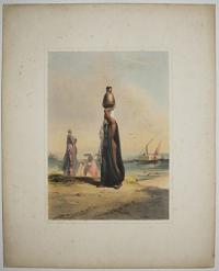 [Female of the middle class carrying water from the Nile.]