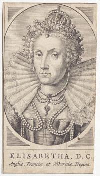 Elisabetha D.G. Angliæ, Franciæ, et Hiberniæ, Regina.