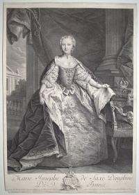 Marie Josephe de Saxe Dauphine De France.