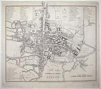 New Map of the University and City of Oxford.