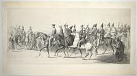 [A mounted column of Western and Central Asian soldiers.]
