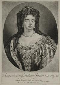Anna Stuarta, Magnæ Britanniæ Regina; Religionis veræ Clypeus.