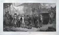 [Battle of Cape St Vincent.] Nelson Receiving the Swords on Board the San Josef, Feb.y 14, 1797.