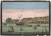 [Vue d'un partie de la ville Dordrecht prise de le Moulin é Ciment de la Village de Zwyndrecht.]