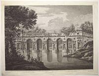 Design of a Bridge in imitation of the Aqueducts of the Ancients proposed to be built over the Lake at Bowood Park, in Wiltshire.