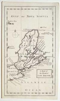 A Map of the Island of Cape Breton.