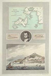 Map of the Island of Elba. Porto Ferrajo.