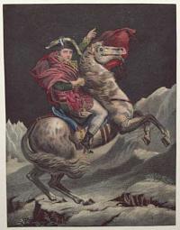 [Napoleon Bonaparte Crossing the Alps.]