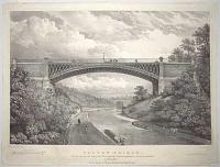 Galton Bridge. Erected over the new line of the Birmingham Canal at Smethwick in the County of Stafford, in the Year 1826.