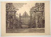 [The Garden Gate of Trinity College, Erected 1713.]