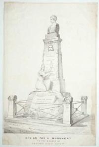 Design of a Monument to the Memory of Edmund Kean Esq.re.