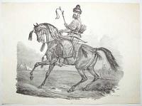 [A Cossack archer on an Arabian stallion.]