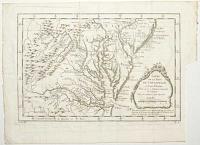 Carte de la Baye de Chesapeack et Pays Voisins.