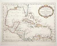 Carte du Golphe du Mexique et des Isles de l'Amerique.