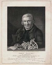 John Adams, of Edmonton; Teacher of the Mathematics, Navigation, &c. Born at Pondersend 1737/8. Aged 56.