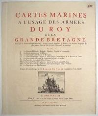 [Sea atlas titlepage.] Cartes Marines a l'Eusage des Armées du Roy de la Grande Bretane.
