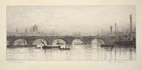 Waterloo Bridge [within image and in pencil].