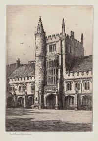 [Magdalen College from the Quadrangle, Oxford.] [No.48.]