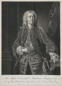 The Right Honourable Stephen Poynz Esq.r one of his Majesty's most Honourable Privy Council, 1744.