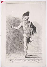 Mr Garrick in the Character of Tancred. Act 1. Scene IV.